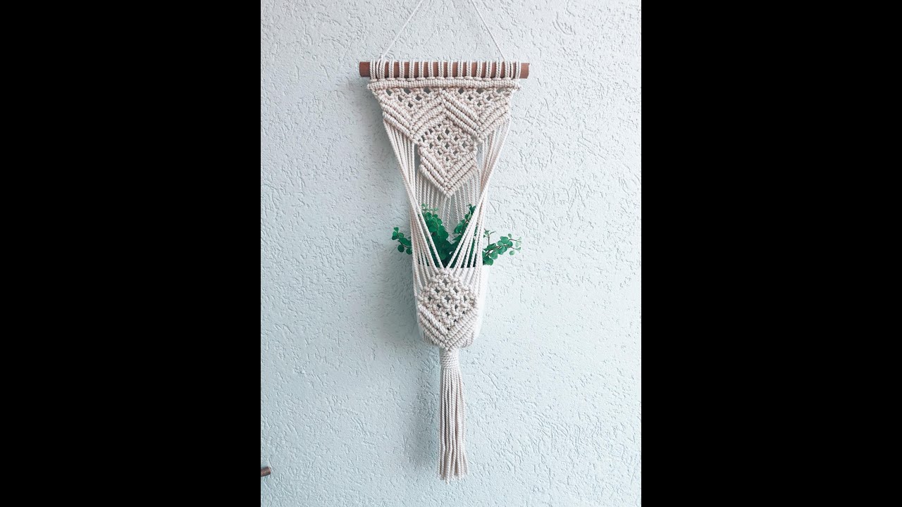 MAKROME SAKSILIK NASIL YAPILIR? • MACRAME FLOWERPOT • DIY