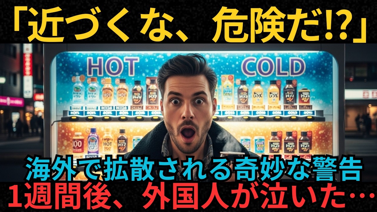 【海外の反応】「近づくな、危険だ」海外が警告する日本の自販機。一度使ったら戻れない。280万人が衝撃を受けた