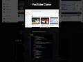 Build a YouTube Clone with HTML, CSS & JavaScript (EASY Tutorial!) �🔥 #viralshorts #codewithtanveer