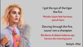Roar - Katy Perry (Lirik Lagu Terjemahan)