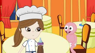 A Fedding Bottle For Babygum   Princess Lola  Chef 👑 Cartoons For Kids