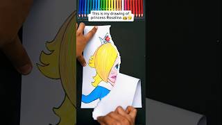✨I Ripped my drawing of ROSALINA and gave it a Glow Up 🤌😭 | #art #shorts