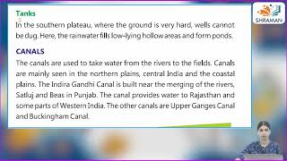 Ch 9 | Shraman Publishers | SST | Class 4 | Water Resources | For children