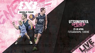 LIVE 🔴| FIBA 3x3 World Tour Utsunomiya Opener 2024 | Day 2 - Finals