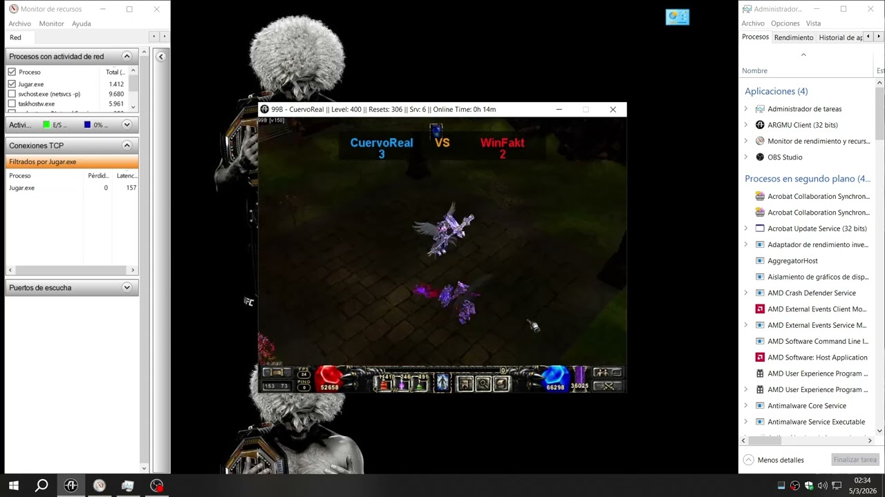 Argentina Mu 99b - Torneo de duelos SM (Fases de Grupos 3/3 vs WinFakt top3 del server)