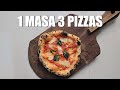 1 MASA 3 PIZZAS | La Receta de Pizza Más Fácil