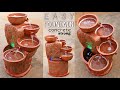 Amazing Idea For Decoration Your Indoor Garden Waterfalls Fountain | Wonderful Cemented Life Hacks