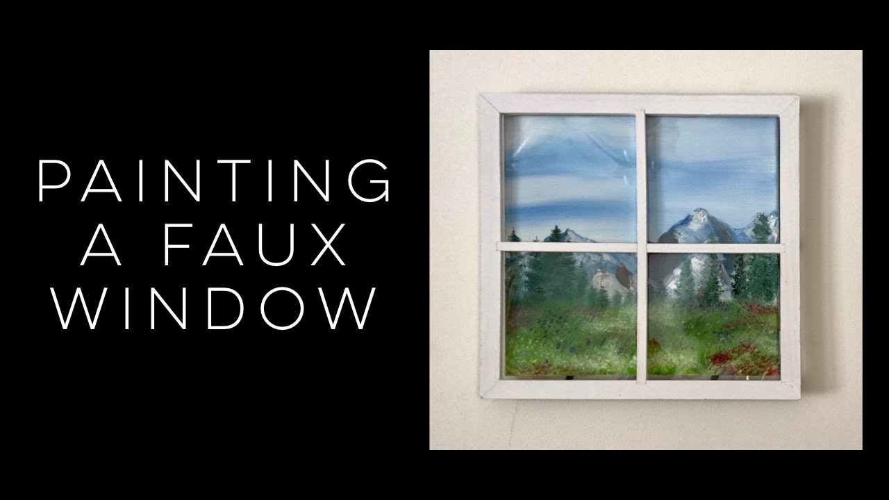 DIY Faux Window - YouTube