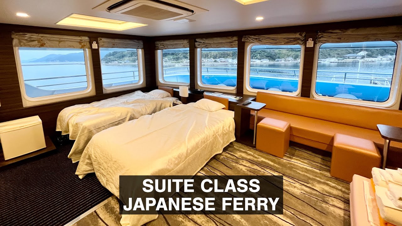 Japanese Local Ferry Experience Suite Class with a Huge Balcony YouTube