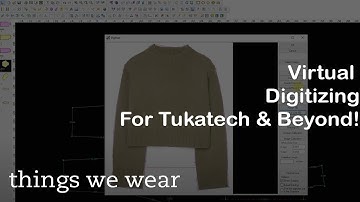 Virtual Digitizing // How to Digitize Without a Digitizer Using a Ref Garment or Paper Pattern