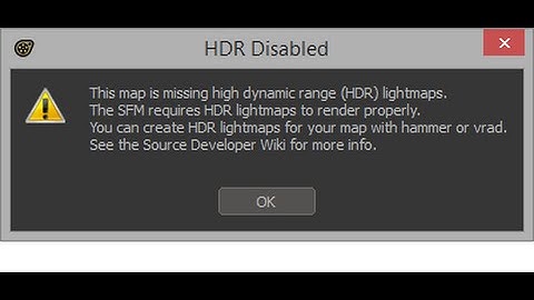 SFM HDR Lighting Problem Solved