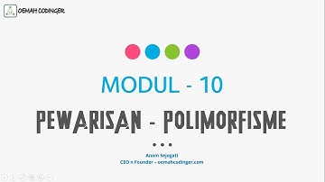 Kelas Java Pemula 10 - Pewarisan dan Polimorfisme