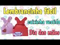 Lembrancinha fci caxinha vestido diadasmes lembrancinhafacil artesanatos diyprojects