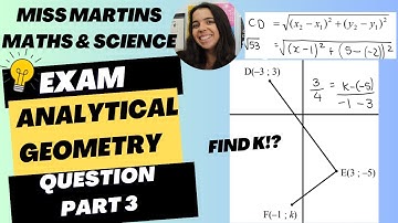 Grade 10 Paper 2 Maths: Analytical Geometry Exam Question PART 2