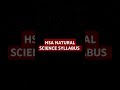 #hsaexam #naturalscience #psc #exam #syllabus #teaching