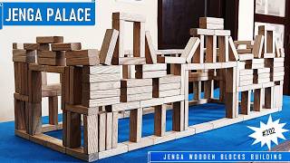 Jenga Tutorial #202: How to Make a Stunning Jenga Palace 🏰 | Jenga Architecture #tutorial #jenga