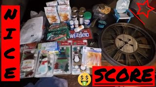 Dumpster Diving!!! Tired of the rain, nice little score though.