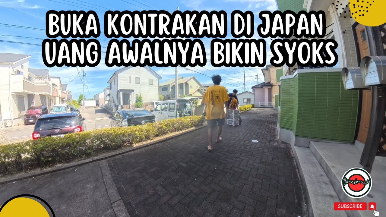 BIKIN KAGET!! BUKA KONTRAKAN DI JAPAN UANG AWALNYA BIKIN SYHOKS #minivlog #indonesiavlog