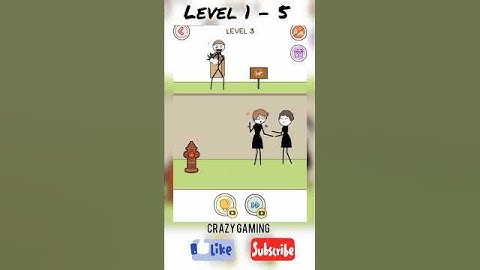 Thief Puzzle Game level 1 - 5|Gameplay walkthrough| All Levels Solution| WEEGOON | Funny Stickman