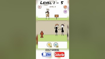 Thief Puzzle Game level 1 - 5|Gameplay walkthrough| All Levels Solution| WEEGOON | Funny Stickman