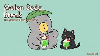 Melon Soda Break 🍈 - Cool Summer Lofi for Study, Work & Relax - 2 Hours