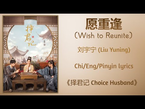 愿重逢 Wish To Reunite 刘宇宁 Liu Yuning 择君记 Choice Husband Chi Eng Pinyin Lyrics 