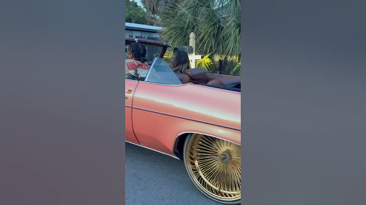 Oldsmobile Delta-88 on Gold 24’s Daytons Riding