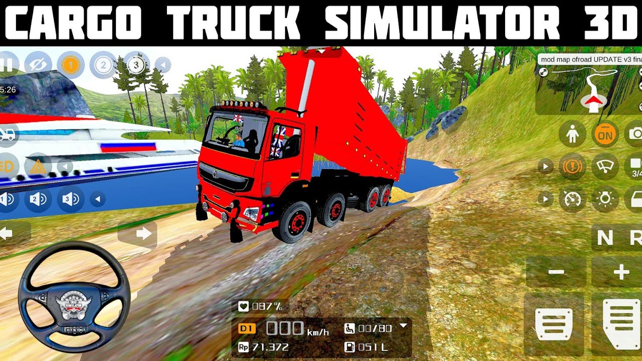 Cargo Truck Simulator 3D Mod Bussid Bus Simulator Indonesia Mod