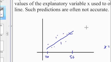 AP Stats chapter 2 video 8 Extrapolation