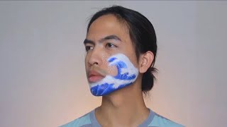 The Great Wave Off Kanagawa - Face Painting Tutorial