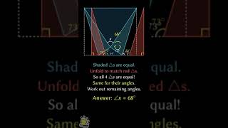 PSLE Math 2022 Folded Paper Angle X #shorts