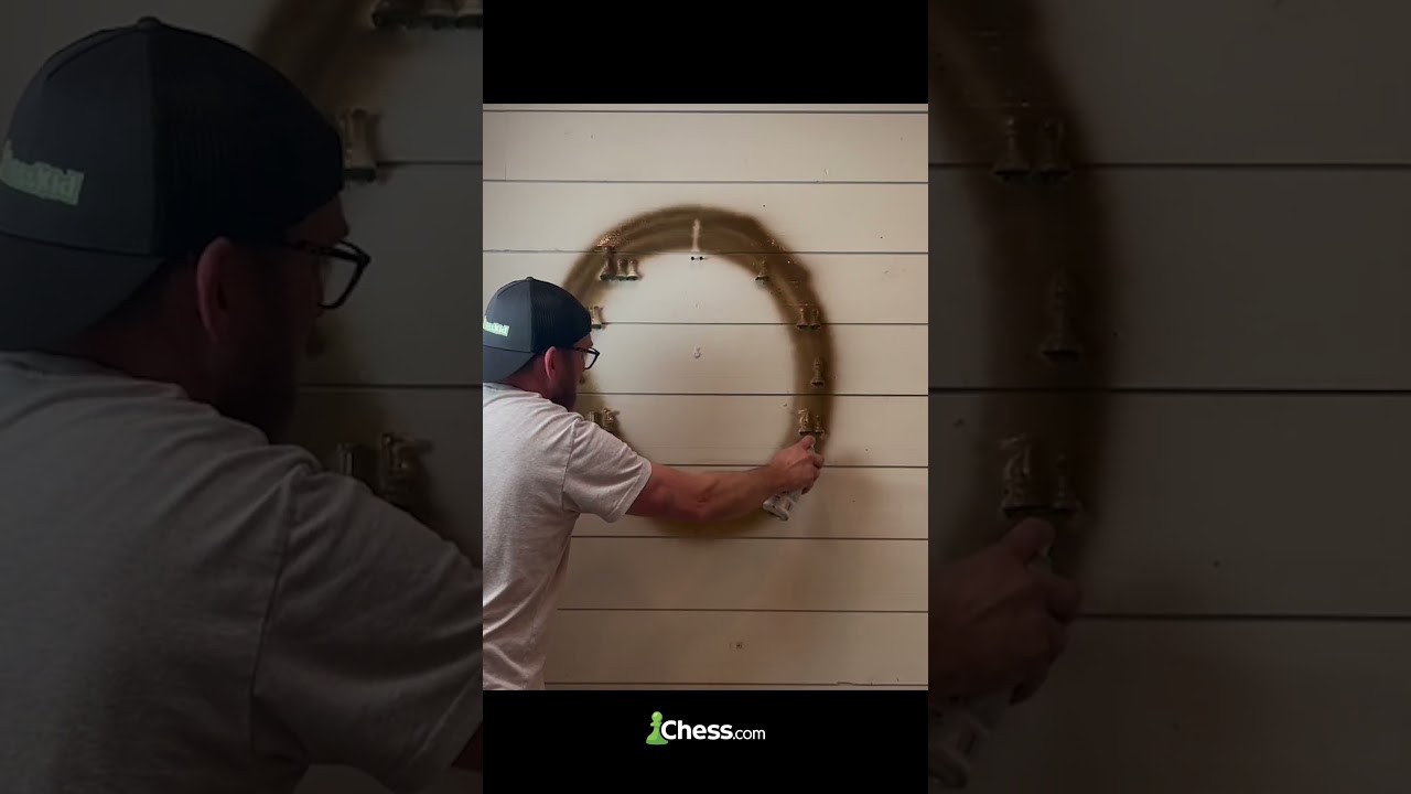 Making the perfect chess wall clock 😍🔥