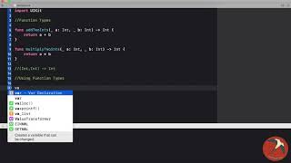 26 - Introduction to Swift | Arabic | Function | Function Types