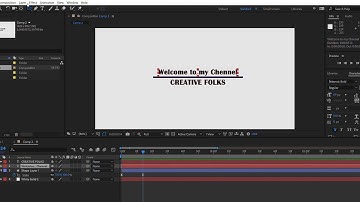 Use of Alpha Matte to Animate Text | Adobe After Effect - Tutorial