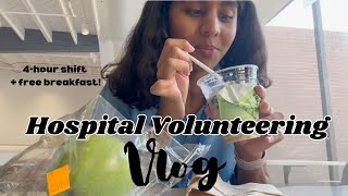 Hospital Volunteering Vlog (4 HOUR SHIFT...) I SchoolinLife Ep. 10