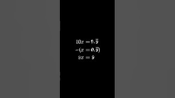 0.99... = 1 #proof  #maths #quickmathtrick #mathmath #mathematics #math #mathstricks #mathtricks