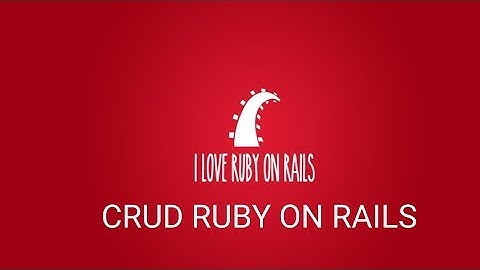 Crear un CRUD fácilmente con Ruby on Rails con el comando scaffold
