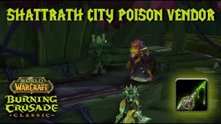 Shattrath City Poison Vendor Location