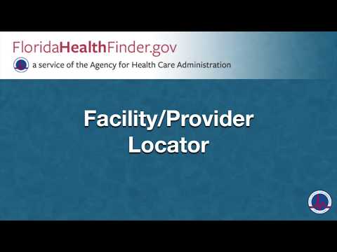 Facility/Provider Locator - FloridaHealthFinder.gov