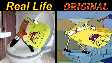 Spongebob Fart | SpongeBob Original vs Real life | SpongeBob Animation