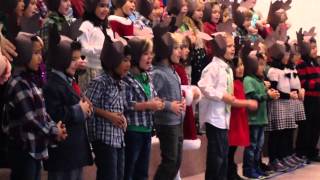 Peyton's Kindergarten Holiday Show #christmas2014 - Rudolph the Red Nosed Reindeer