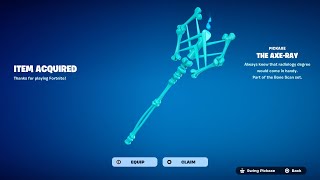 How To Get The Axe-Ray Pickaxe FREE in Fortnite! (Unlocked The Axe-Ray Pickaxe)