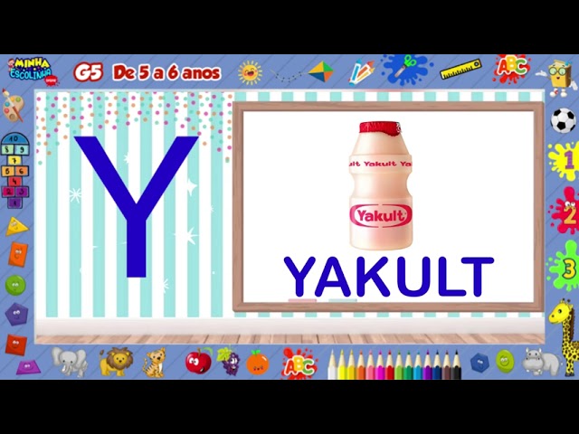 Letra Y G5 - Educação Infantil - Videos Educativos - Atividades para Crianças