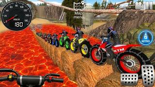 Bike Racing Tracks Simulator #24 - Impossible Motocross Challenge Android Gameplay screenshot 1