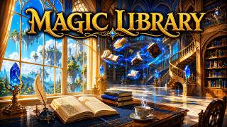 Magic Library Ambience | Floating Books & Soft Piano | Music for Studying & Reading screenshot 5