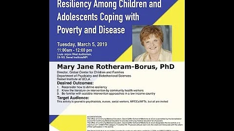 Semel Grand Rounds, 2019-03-05, Dr. Mary Jane Roth...