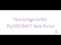 Costaatt accessing mycostaatt web portal