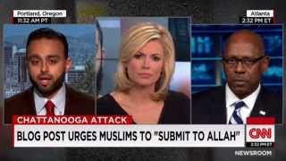 CNN: Ahmadiyya Muslim Community spokesperson Harris Zafar responds to Chattanooga Shooting screenshot 2