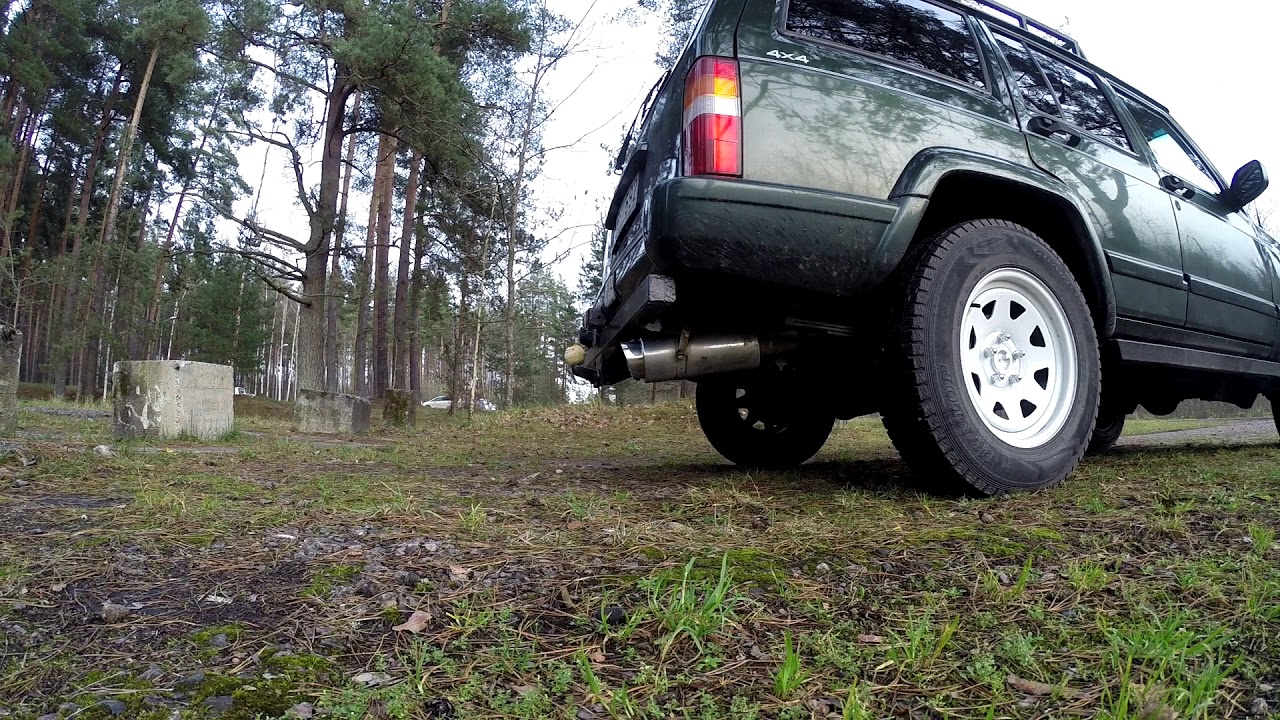 CHEROKEE XJ CAT BACK EXHAUST ( CHERRY BOMB ) YouTube