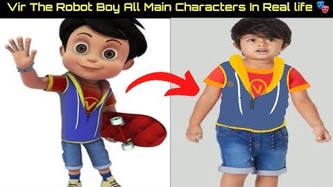 🤯 vir the Robot boy cartoon in real life 🤩 vir real life characters ll all cartoon real face video